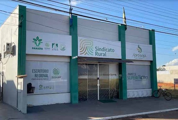 Fachada do Sindicato Rural